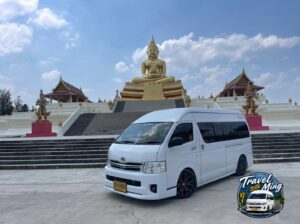 Sightseeing trip to a temple in Kanchanaburi